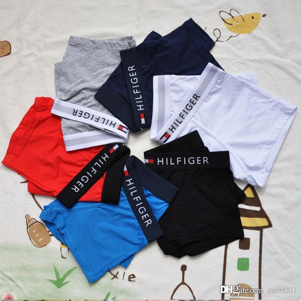 19FW High Quality Men's Underwear Sexy Soft Cotton Underwear Sports Underwear Men's 6 Colors 4 yards Free Delivery