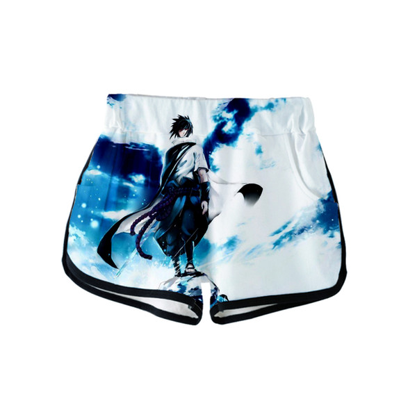 Naruto 3D Printed Shorts for Women Fashion Streetwear Harajuku Shorts 2019 Hot Sale Casual Girls Trendy Wear for Summer