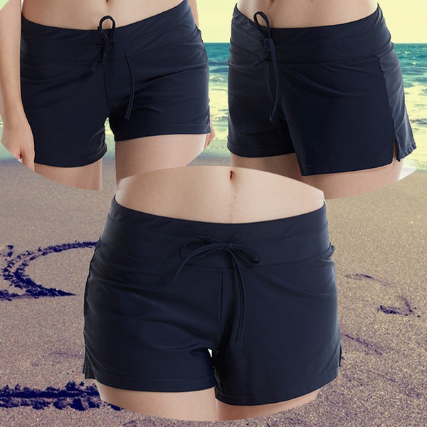 New Women Fitness ShortsSolid Color Mid Waist Breathable Sweat-absorbent Quick-drying High Elasticity Hem Shorts