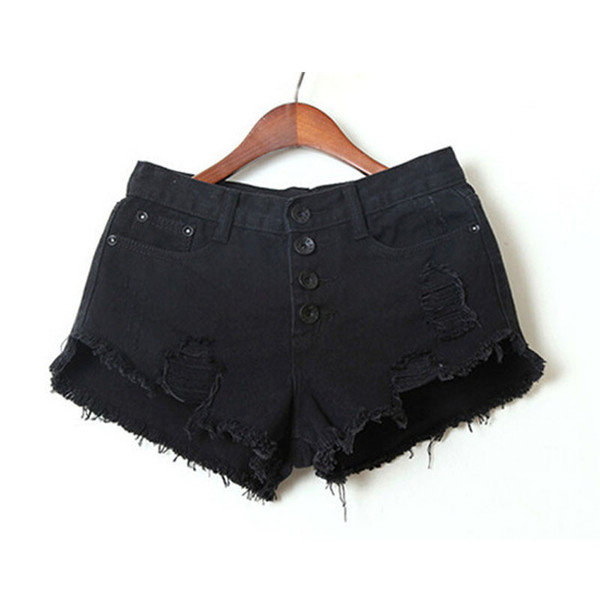 New 2018 Summer Denim Shorts Jeans Women Fashion Ladies Tassel Hole High Waist Sexy Mini Shorts for Woman