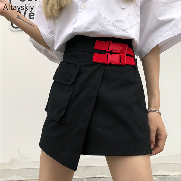 Shorts Women Harajuku Irregular Pocket Summer Chic Loose Street Womens Cargo Short Casual Trendy Korean Style New All-match Girl