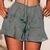 Women Lace-up Shorts Summer Beach Casual Short Solid High Waist Hot Shorts