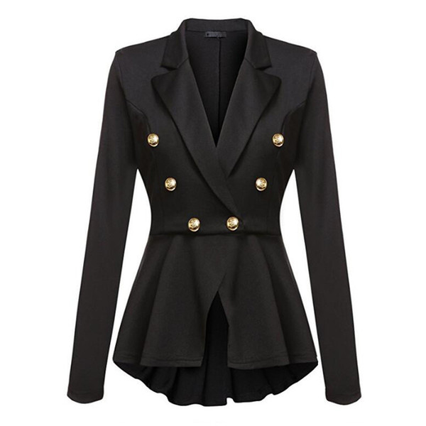 Women's Jacket Spring and Autumn New Women's Solid Color Slim Single Button Jacket Fashion Business Casual