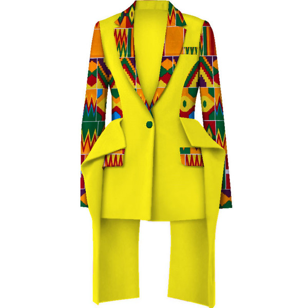 Fashion African Print Top Jacket for Women Bazin Riche Top Jacket 100% Cotton Dashiki Women African Clothing WY3935