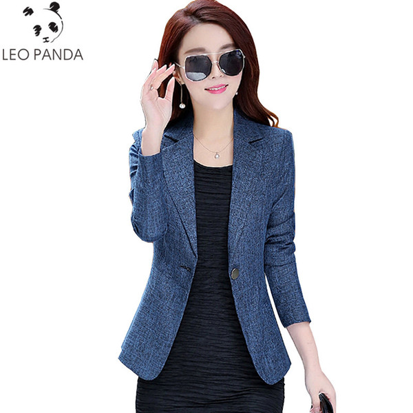 Women Blazer 2018 Long-sleeved Slim Blazer Mujer Office Suits Women Ladies Jacket Blazers Coat Feminino Chaquetas LXT385