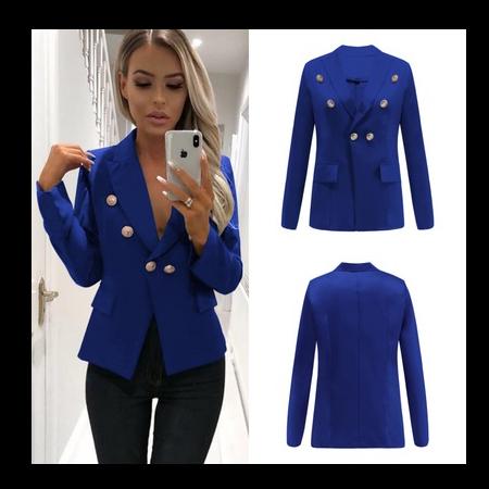 Women Solid Color Suit Jackets Fashion Button Fly Suits Jackets Designer Lady Casual Jacket Streetwear Suits Size S-2XL