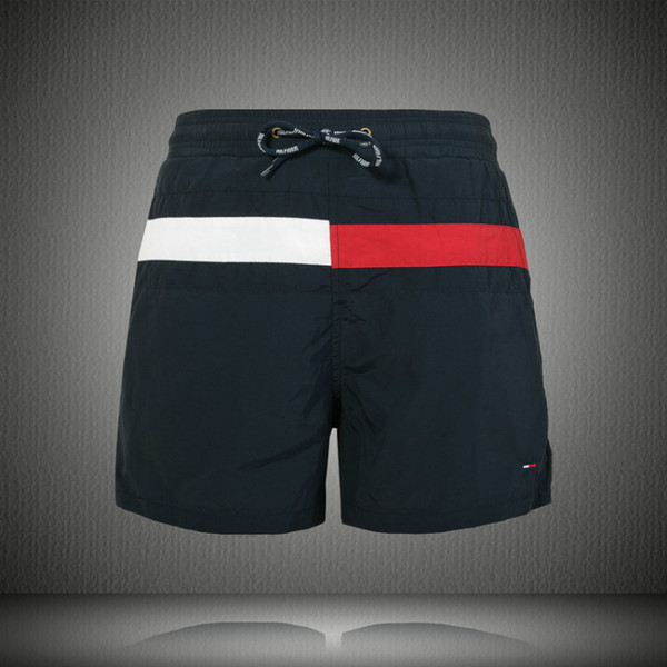 new summer beach men shorts Crocodile shark solid casual loose elastic waist shorts Swimwear Bermuda Male Letter Surf Life Men Swim M-2XL