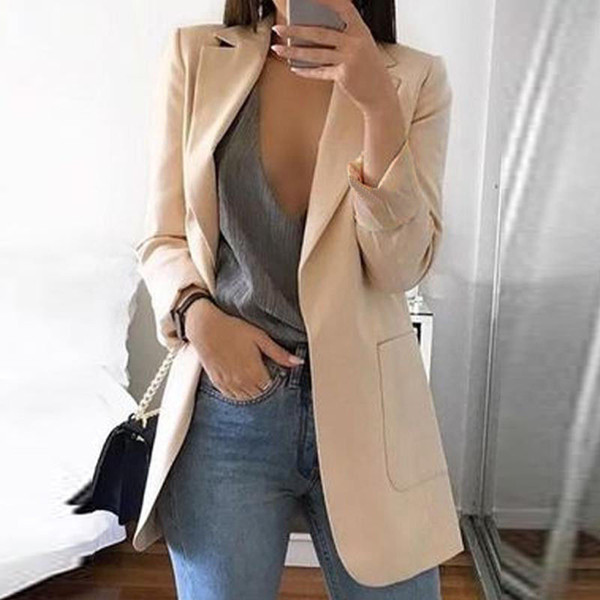 Blazer Suits Women Spring Autumn Black Khaki Blazers New Jackets for Women Suit European Style Slim Suit Hot Blazer