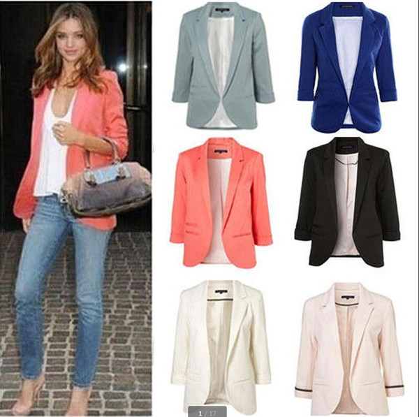 New Autumn Plus Size Casual Women Blazer Mujer Female Jacket Plus Size Elegant Blazer Female Jacket Women Fashion ladies blazer