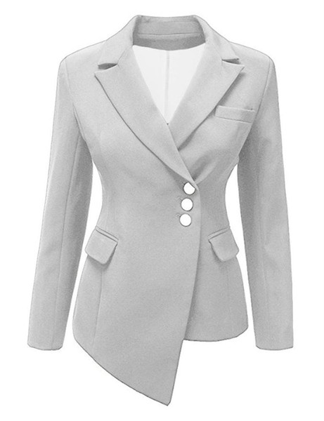 2018 Woman Blazer Office Jacket Suit Female Elegant Suit Button Woman Autumn Winter Blazer Jacket Formal Slim Fit