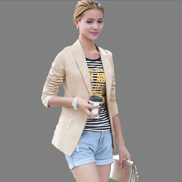 2017 new womens business suits spring and autumn all-match women blazers and jackets slim long-sleeve blazer women suit QH0124