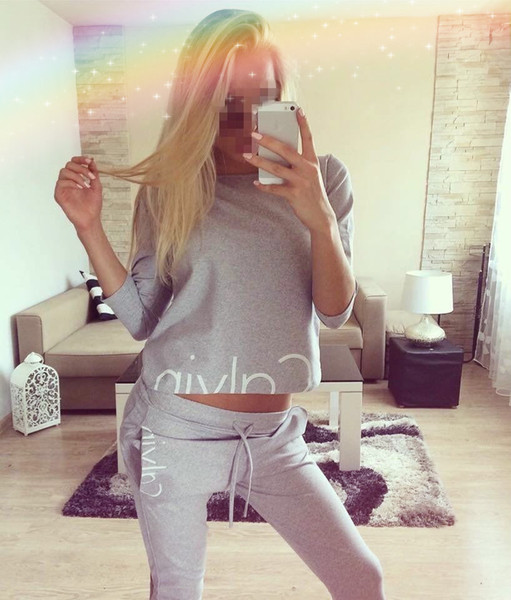 New Arrival Women Set Tracksuit Hoodies Long Sleeve Sweatshirt Pants Sets Wear Casual Suit 2Pcs Size 6-14