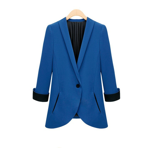 Womens Blazer 2018 New Spring Casual Small Suit Female Suits Women Coat Blazers Shorts Single Breasted Basic Jackets WWT9673