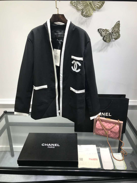 leisure women suit fashion new double Clogo kimono collar suit jacket size SML high-end counter quality