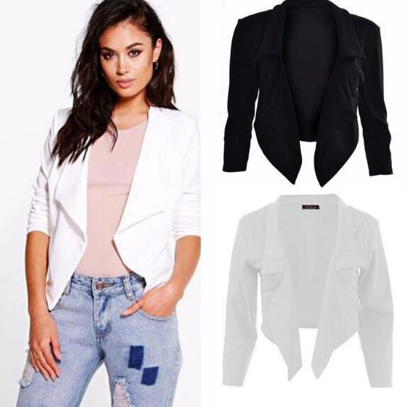 Creative fashion simple temperament jacket coat explosion models Europe and the United States irregular self-cultivation temperament small s