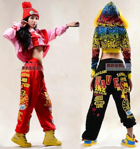Fashion brand Adult Women Trousers Performance wear sweatpants costume female knitted loose harem Hip hop dance pants