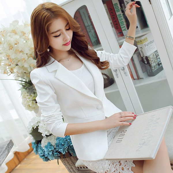 Women Blazers and Jackets Spring Autumn Long Sleeve Solid Color Womens Clothes Party Work Business Jacket for Lady.