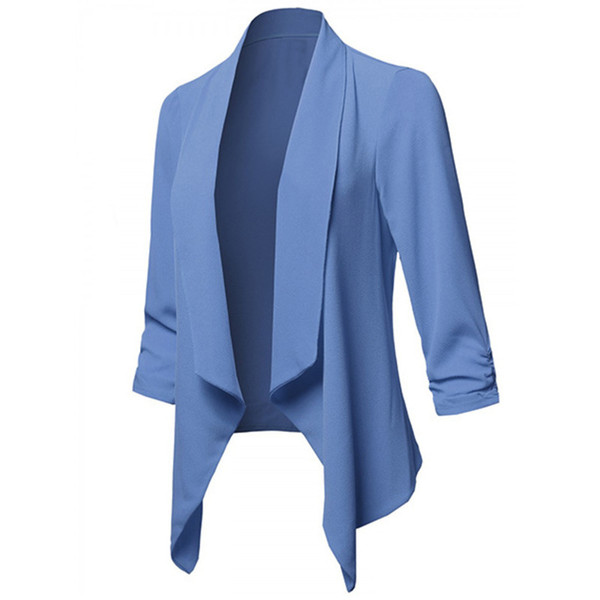 PEONFLY Women Blazer Long Sleeve Turn-collar Long Sleeve Loose Cardigan Jacket Slim Female Tops Vintage Harajuku Suit Plus Size