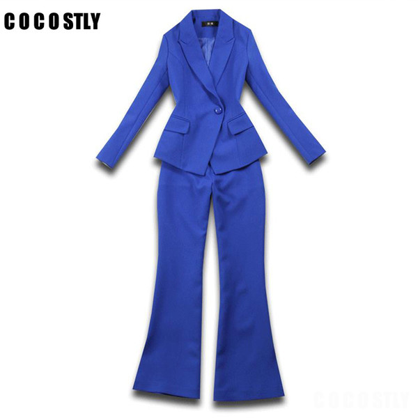 Women business Suits Fashion Women's Pants Suit slim Suit Jackets with Pants Office Ladies formal OL Work wear sets