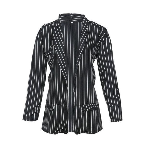Women Autumn Slim Fit Formal Jackets Ladies Office Work Clothes Front Notched Ladies Blazer Coat Fashion Casual Blazers