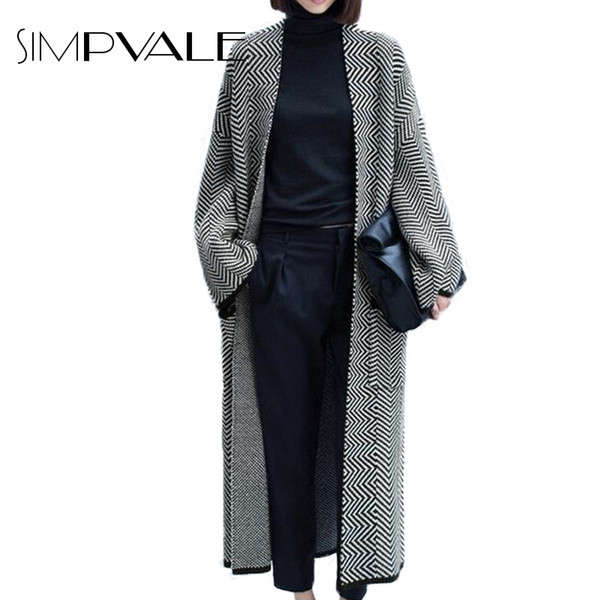 Wholesale-Loose Knit Long Sweater Women 2016 Autumn Winter Long Sleeve Slim Sweater Cardigans Coat