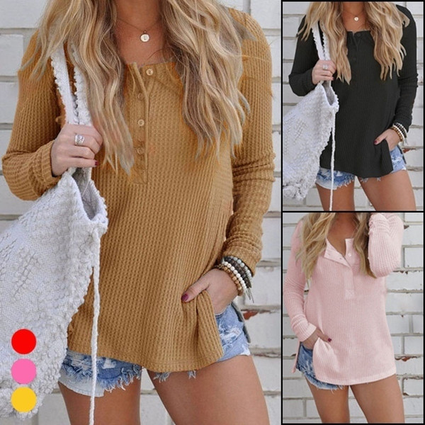 blouse knitted Fashion Shirt Long Sleeve patchworkshirt Sweaters Necks Round neck Women's warmsweater knitted sweater Casual Women Casual C