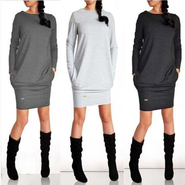 Maikun Brand New Fashion Long Sleeved Warm Sweater Cotton Pullover Long Hoodies for Women 3 Colors 6 Sizes