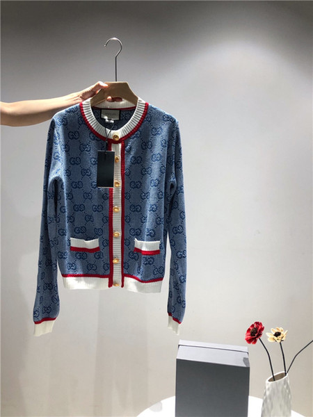 19AW new Paris luxury cardigan sweater hoodie GUQI women man Fashion casual Streetwear Sweatshirts Outdoor shirts jacket 11.29