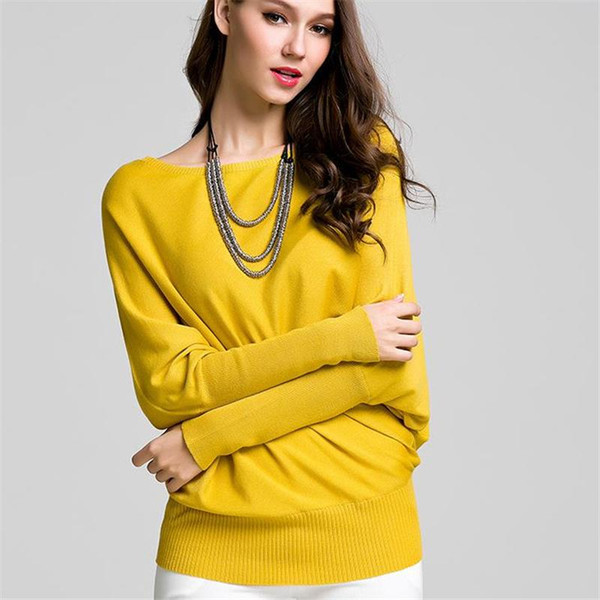 High Quality Sweaters For Women Winter Pullover Solid Knitted Sweater Top for Women Autumn Female Fashion Sweater Wholesale