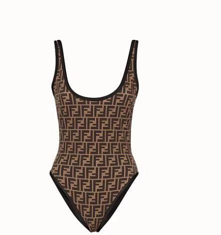 FF Fashion Letter Bikini Swimwear for Women Bathing Suit Beachwear Summer one piece Sexy Lady Swimsuit