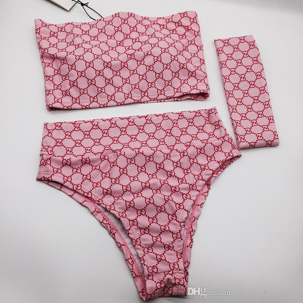 2019 L Letter Women S Bikini Swimwear for Women Bathing Suit Beachwear Summer two piece Sexy Lady Swimsuit 036