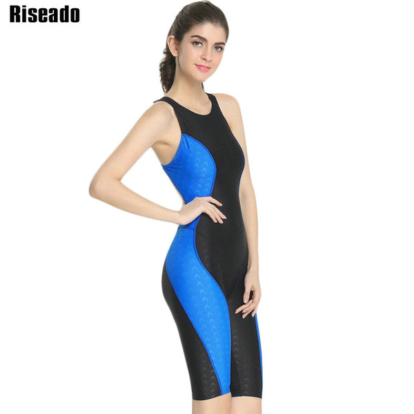 Riseado One Piece Swimwear Sport Training Swimsuit Backless Surfing Suit Competition Swim Wear Summer Bathing Suits