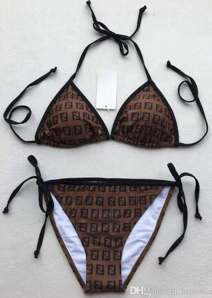 New Letter Bikinis Set Combinatorial Set Sexy Women Swimwear Push Up Padded black Bandage Swimsuits Hot Selling Bathing Suit