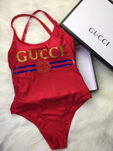 G# red Letter Designer fashion Swimwear Bikini For Women Letter Swimsuit Bandage Bi quinis Sexy Bathing Suit