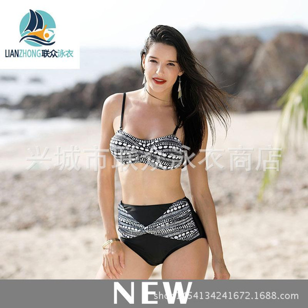 2018 New Sexy Bikinis Women Swimsuit Push Up Swimwear Bandage Cut Out Bikini Set Halter Beach Bathing Suits Swim Wear