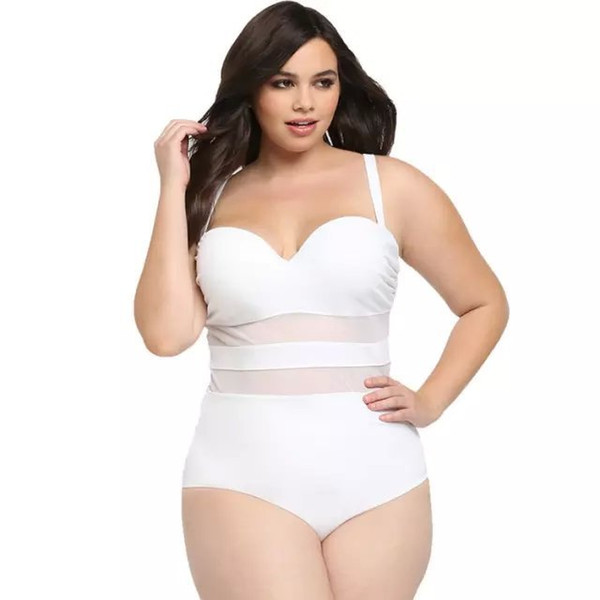 Wholesales XL~XXXXL One Piece Swimsuit Women Plus Size Women Clothing Bikini Bathing Suits Swimwear Summer Dresses Women Clothes Bodysuit