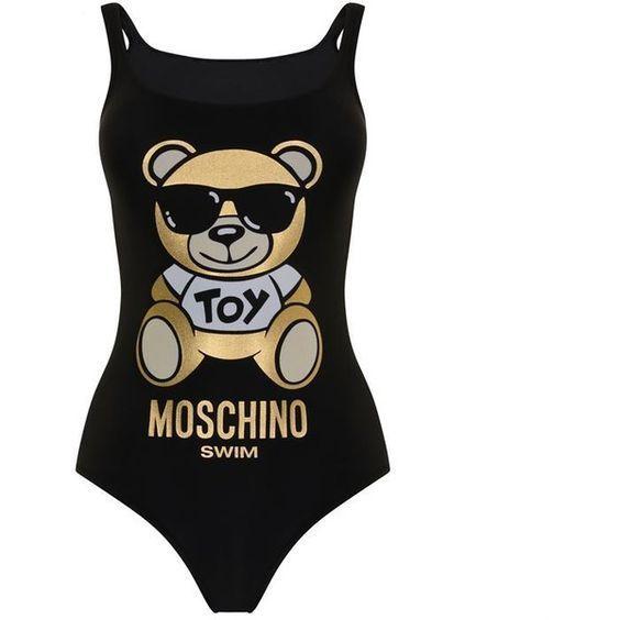 Gilding Poodle A Bear Suit Reveal Back Black Ma'am Swimwear Bikini Triangle Swimsuit
