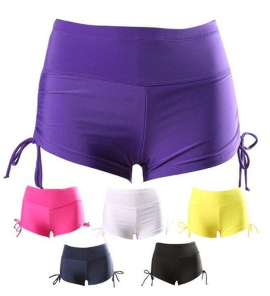 Summer Women's Sexy Swimming Trunks Beach Surfing High Waisted Shorts Quick Dry Breathable Swimming Sport Shorts