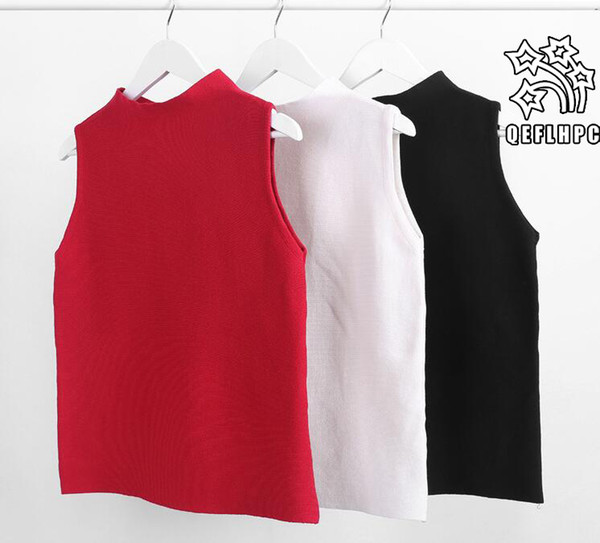 summer. Sweater. Round collar. Thin. Sleeveless. Mercerized cotton. T - shirt cover. Women's Clothing. Women's Tops & Tees. woman's vest.