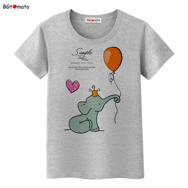 Bgtomato factory store original brand good quality T shirts New style super fashion cool summer shirts Cheap sale brand tops 343