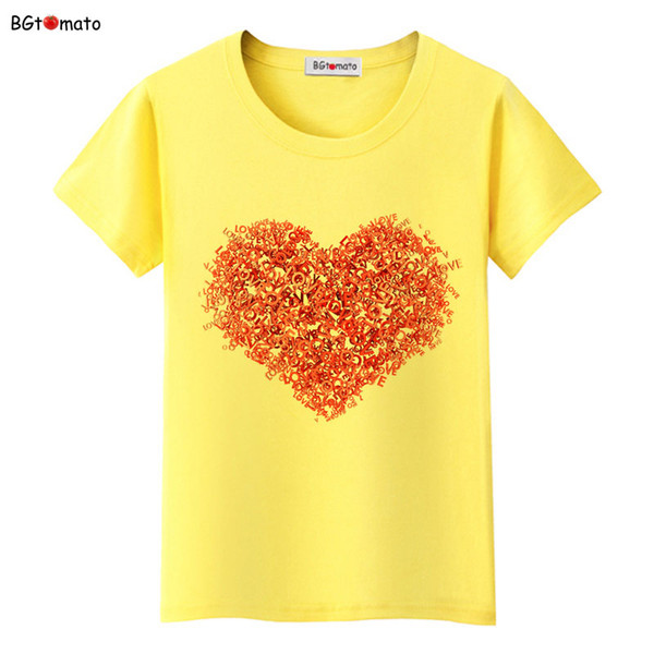 Bgtomato factory store original brand good quality summer T shirts New style super fashion cool shirts Cheap sale brand tops 4356