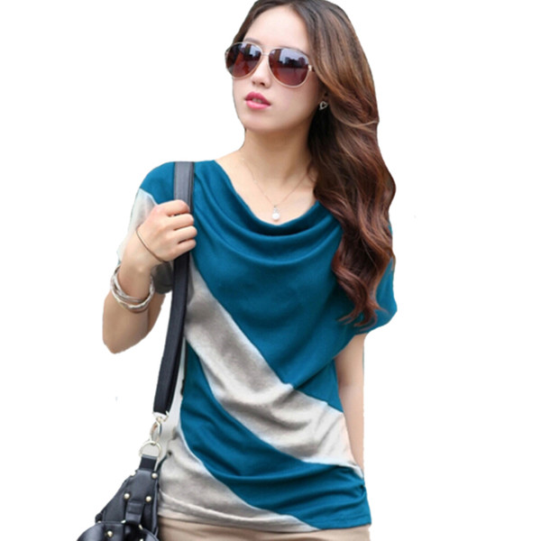 Korean yards loose women's summer clothing Miss short sleeve tshirt the summer style long section short-sleeved T-shirt ZY053