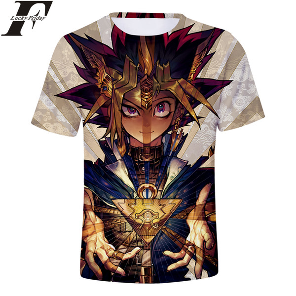 2018 Duel Monsters 3D T-Shirt Anime Short Sleeve Fashion Style T-shirt Short Sleeve Man/Women Clothes Plus Size 4XL