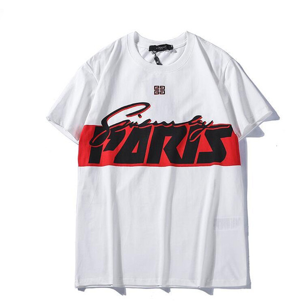 19SS New Summer Brand Designer, Fashion T-shirt, Hip-hop Popular T-shirt with Short Sleeves for Men and Women