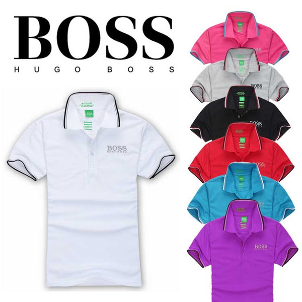 new fashion high-end men's casual short-sleeved T-shirt PoIo shirt