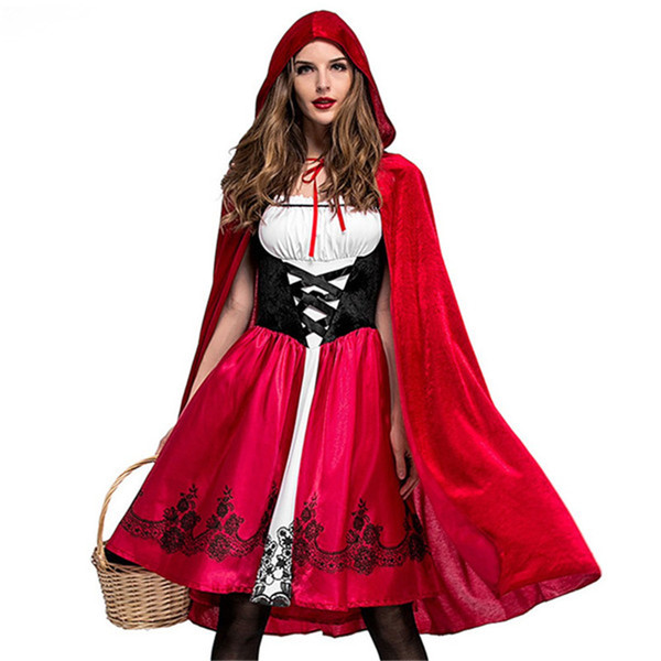 FR@ Halloween Women Costume Cosplay Ball Party Hooded Bandage Shawl Dress Suit 732