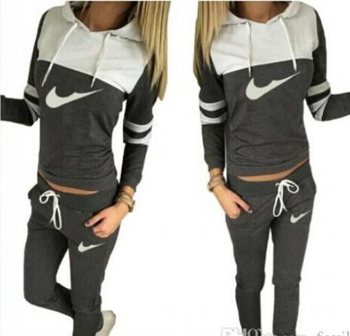 Women Tracksuit Sportswear Set Sports Suit Women Hoodies Sweatshirts Casual Hooded + 2PIECES JOGGING SUIT TRACKSUITS