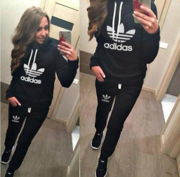 Women's Sport Suits 2019 Hot sale Tracksuit for women sweatshirt and Joggers sets Plus Size Autumn Winter Coat svitshot hoodie