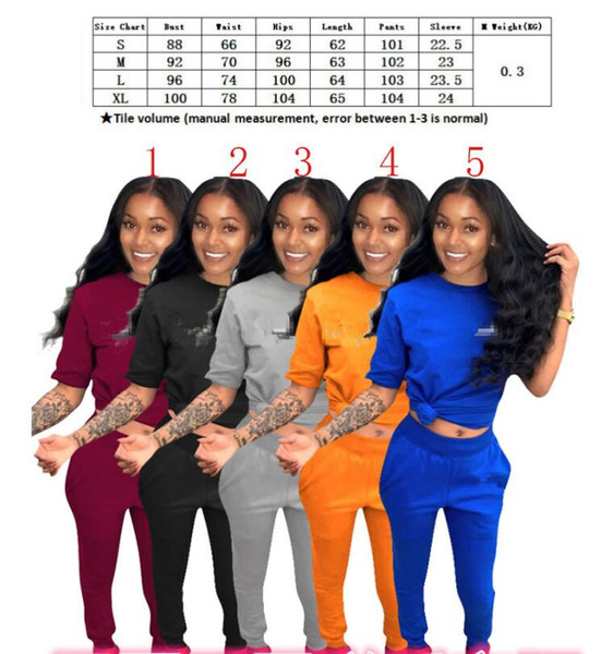 2019 Fashion European and American New Fashion Ladies Sports Suit Two-piece Sports Suit Free Freight Fast Delivery