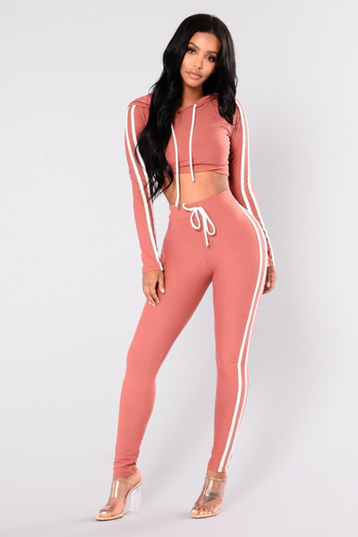 Women's Tracksuit Tights Sportswear Fitness Yoga Suit Sport Set For Female Gym Clothing Workout Two Piece Jumpsuit Crop Top